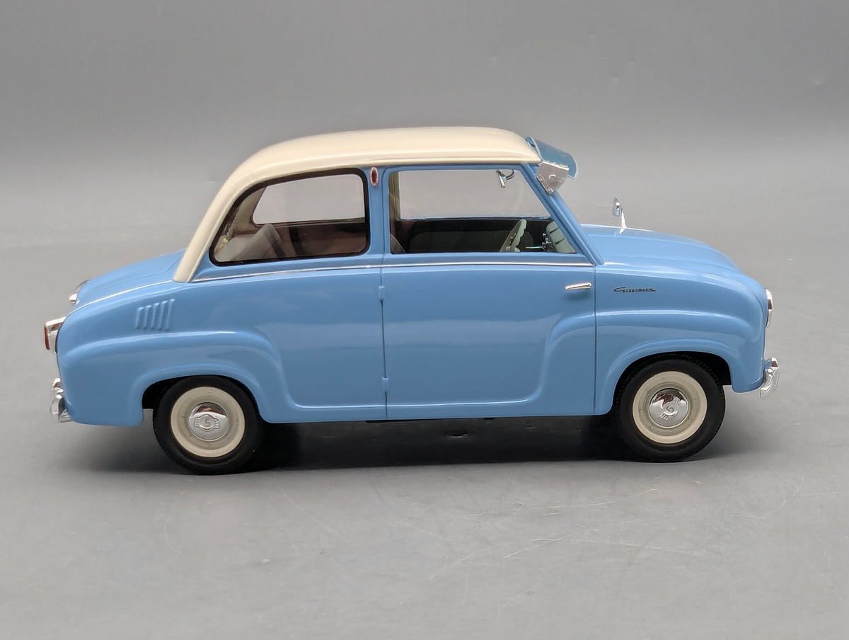 Modellautos 1:18 Schuco Pro.R18 Goggomobil Limousine Hellblau Weiß mit OVP