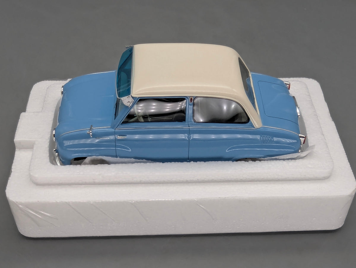 Modellautos 1:18 Schuco Pro.R18 Goggomobil Limousine Hellblau Weiß mit OVP