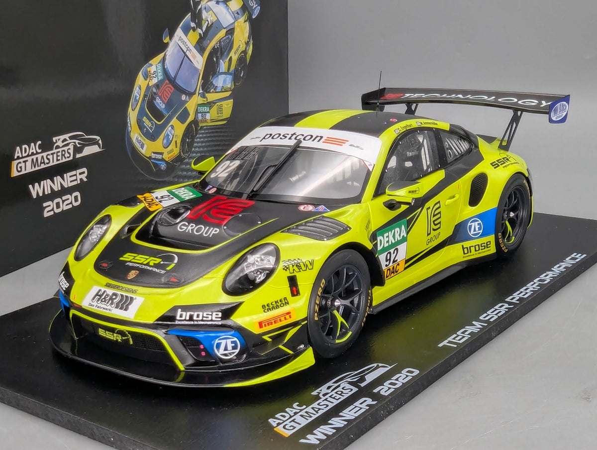 Modellautos 1:18 Spark Porsche 911 GT3 R WINNER GT Masters 2020 #92 mit OVP