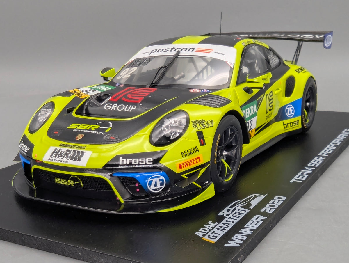 Modellautos 1:18 Spark Porsche 911 GT3 R WINNER GT Masters 2020 #92 mit OVP