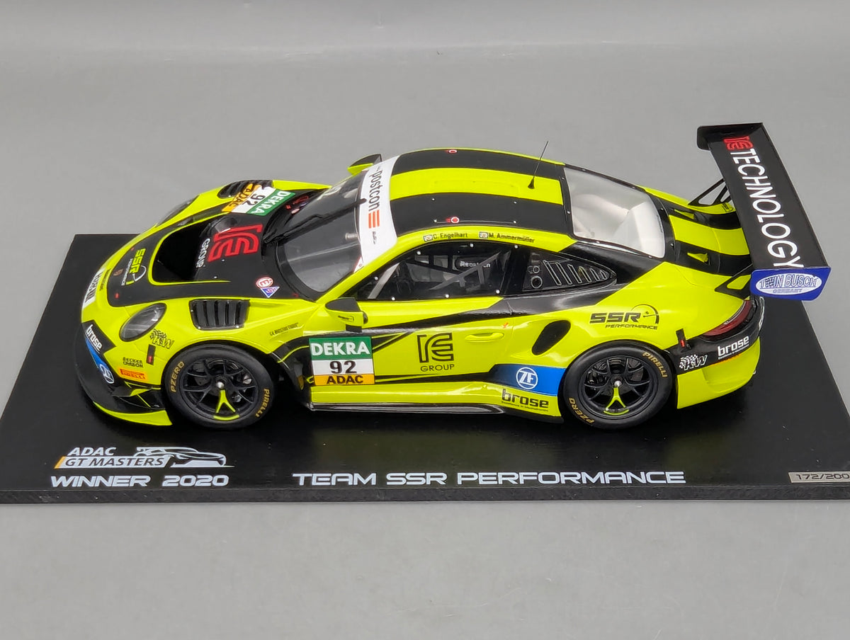 Modellautos 1:18 Spark Porsche 911 GT3 R WINNER GT Masters 2020 #92 mit OVP