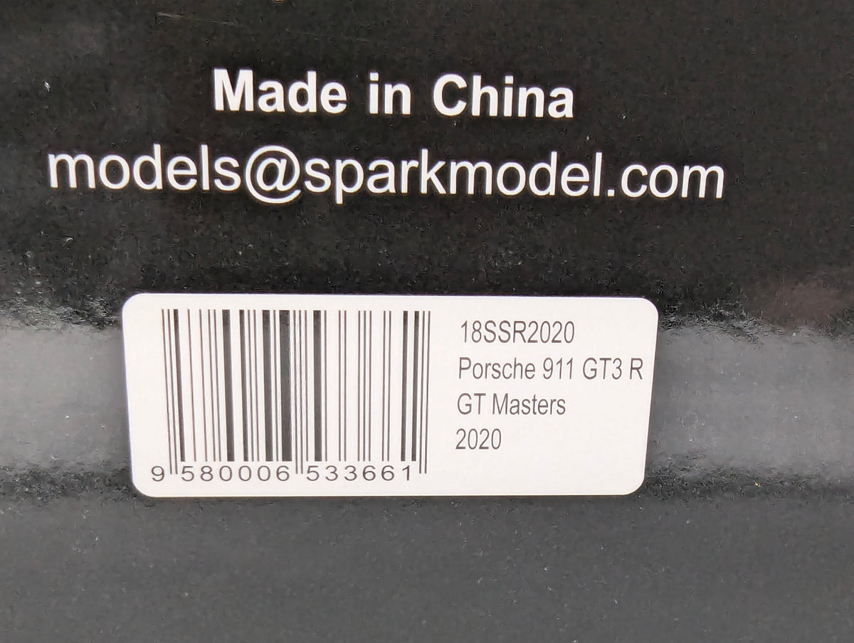 Modellautos 1:18 Spark Porsche 911 GT3 R WINNER GT Masters 2020 #92 mit OVP