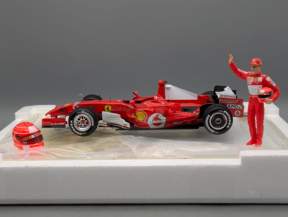 Modellautos 1:18 Hot Wheels Ferrari 248 F1 Sao Paulo 2006 #5 M. Schumacher OVP