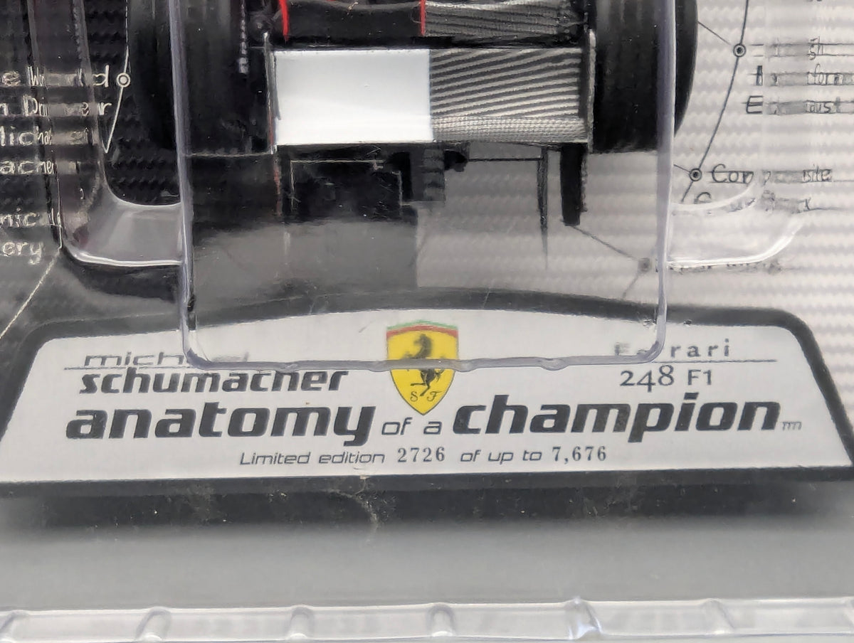 Modellautos 1:18 Hot Wheels Ferrari 248 F1 Anatomy Champion #5 M. Schumacher OVP