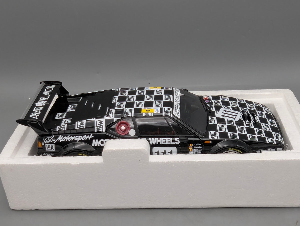 Modellautos 1:18 Minichamps BMW M1 MK Motorsport 24h Le Mans 1986 #111 mit OVP