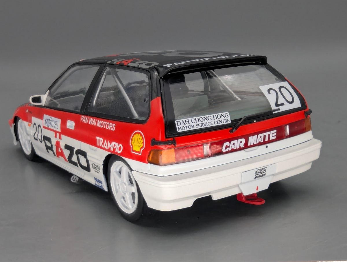 Modellautos 1:18 Triple9 Honda Civic EF3 Team Cabin Macau GP 1988 #13 mit OVP