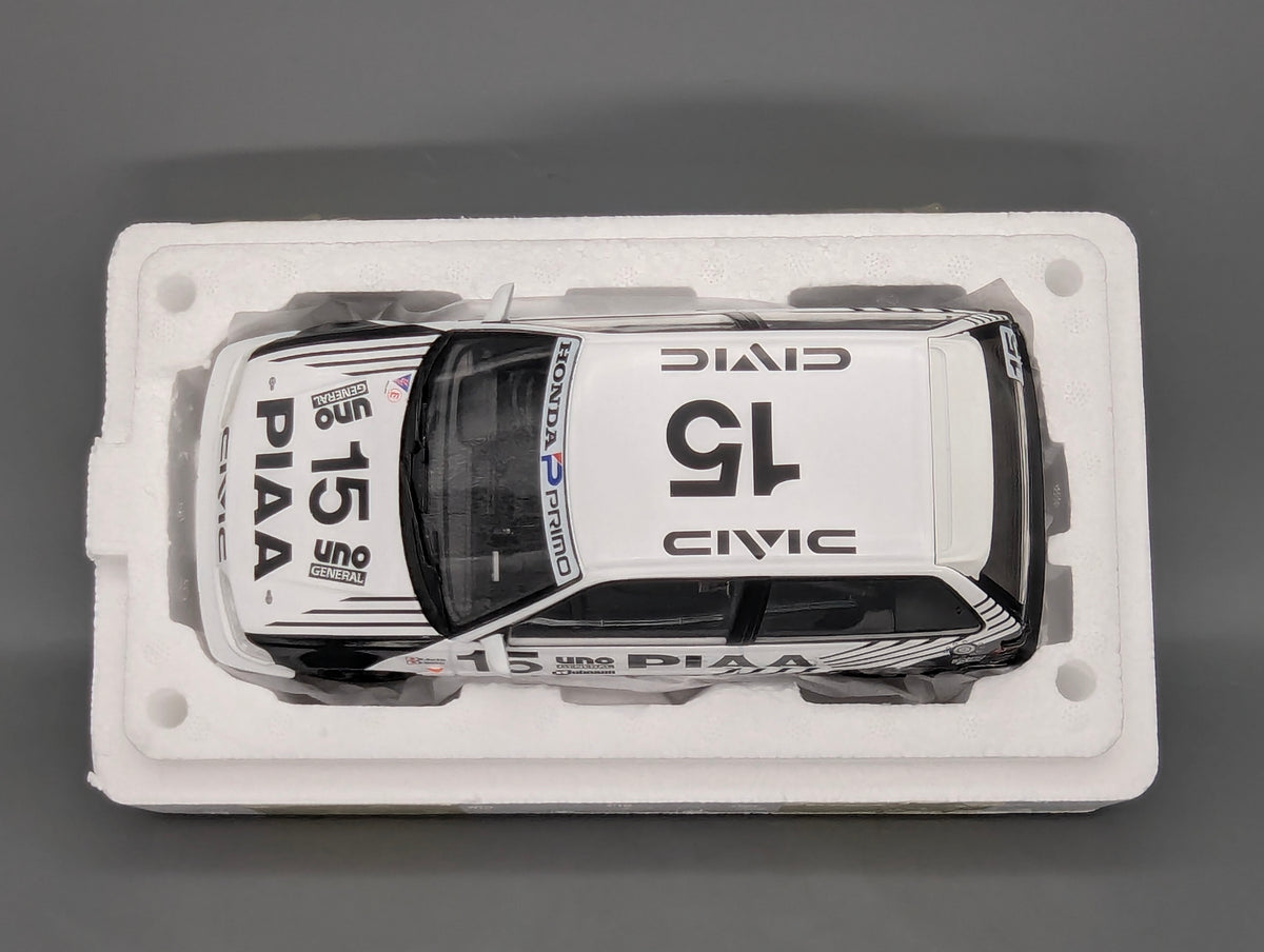 Modellautos 1:18 Triple9 Honda Civic EF9 JTCC 1990 PIAA #15 mit OVP