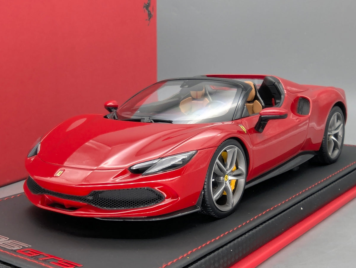 Modellautos 1:18 MR Collection FE037C Ferrari 296 GTS Ltd 10/149 Rosso Corso OVP