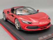 Modellautos 1:18 MR Collection FE037C Ferrari 296 GTS Ltd 10/149 Rosso Corso OVP