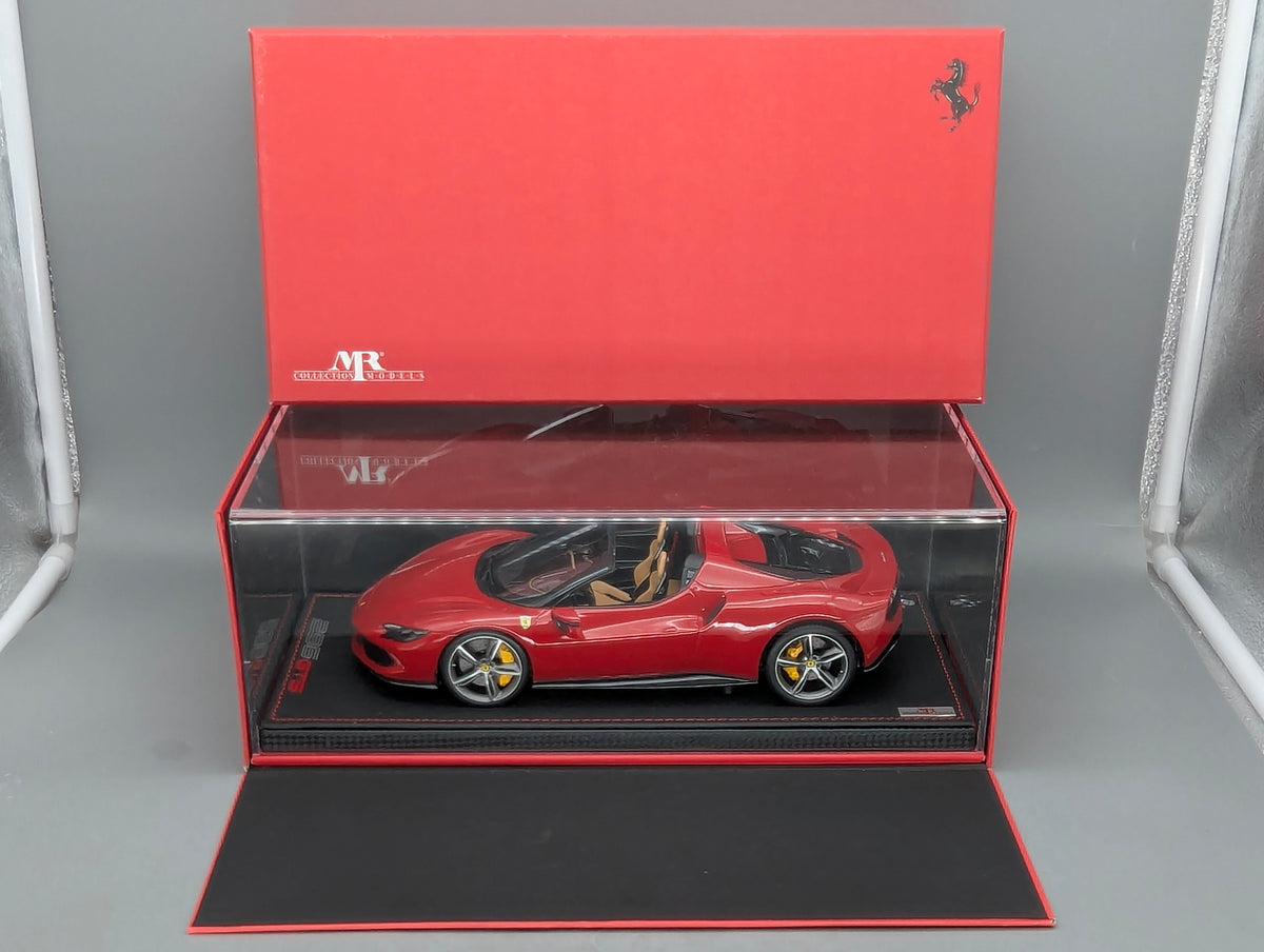 Modellautos 1:18 MR Collection FE037C Ferrari 296 GTS Ltd 10/149 Rosso Corso OVP