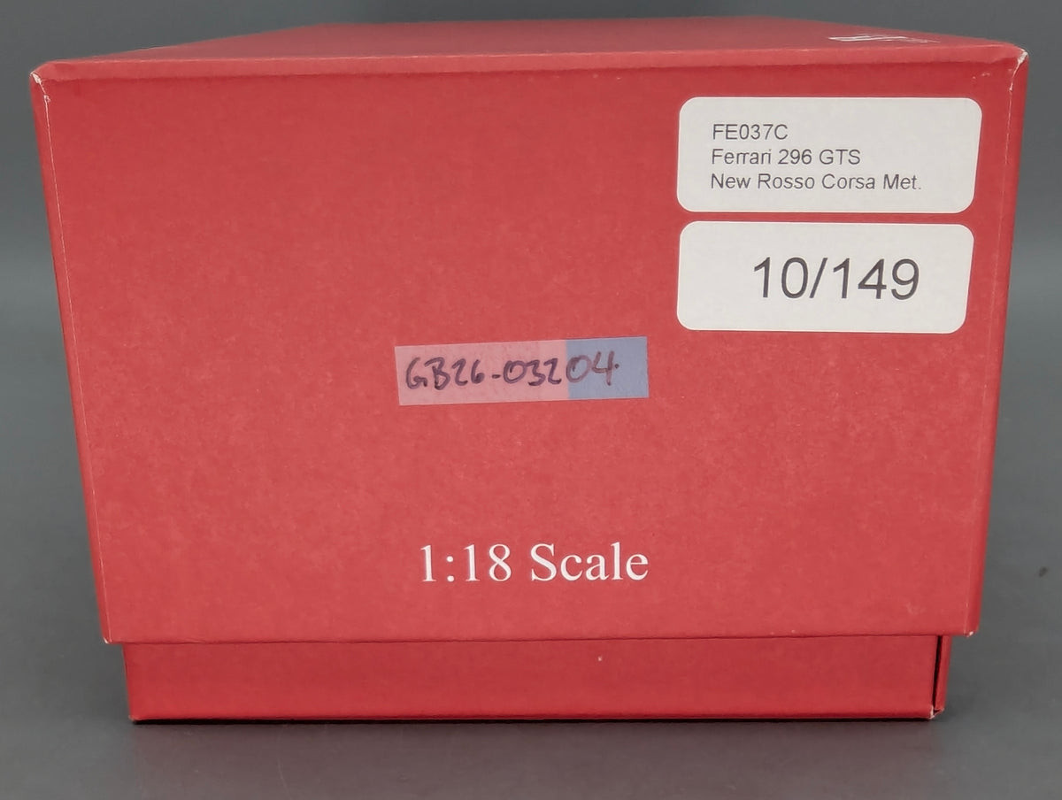 Modellautos 1:18 MR Collection FE037C Ferrari 296 GTS Ltd 10/149 Rosso Corso OVP