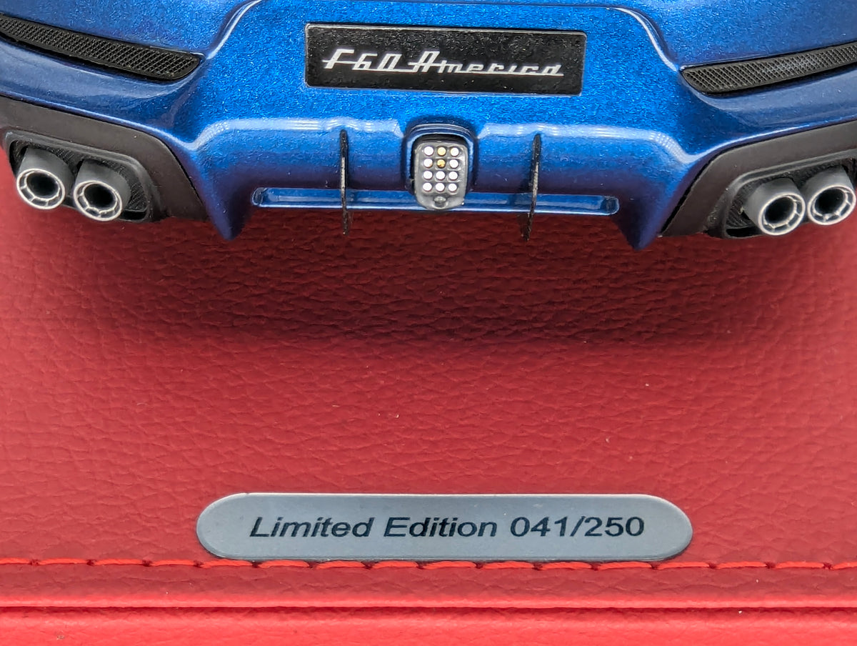 Modellautos 1:18 BBR Ferrari F60 America 60 Anniversary USA 2014 Ltd 041/250 OVP