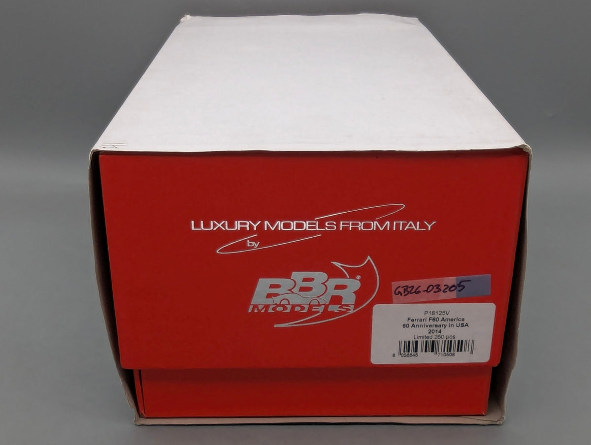 Modellautos 1:18 BBR Ferrari F60 America 60 Anniversary USA 2014 Ltd 041/250 OVP