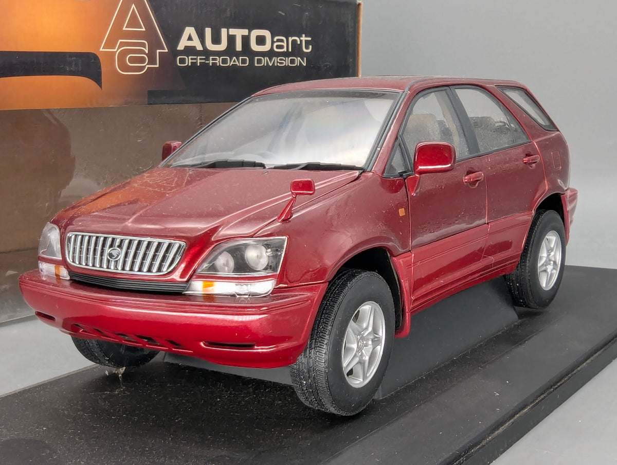 Modellautos 1:18 AUTOart 70035 Toyota Harrier 3.0 Four Metallic Red mit OVP