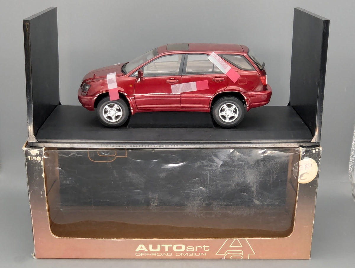 Modellautos 1:18 AUTOart 70035 Toyota Harrier 3.0 Four Metallic Red mit OVP