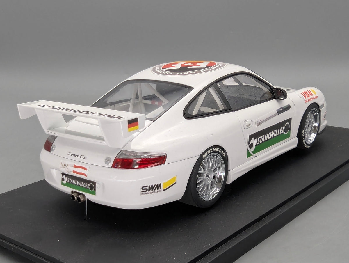 Modellautos 1:18 Umbau Decals Basis AUTOart Porsche 911 Carrera Cup White OVP