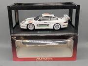 Modellautos 1:18 Umbau Decals Basis AUTOart Porsche 911 Carrera Cup White OVP