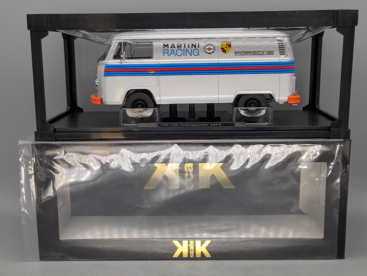 Modellautos 1:18 KK-Scale VW Bus T2b Transporter 1972 Martini Racing Porsche OVP