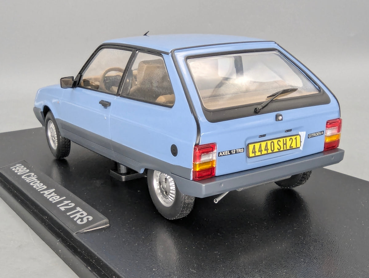 Modellautos 1:18 Triple9 Citroen Axel 12 TRS 1990 Light Blue mit OVP