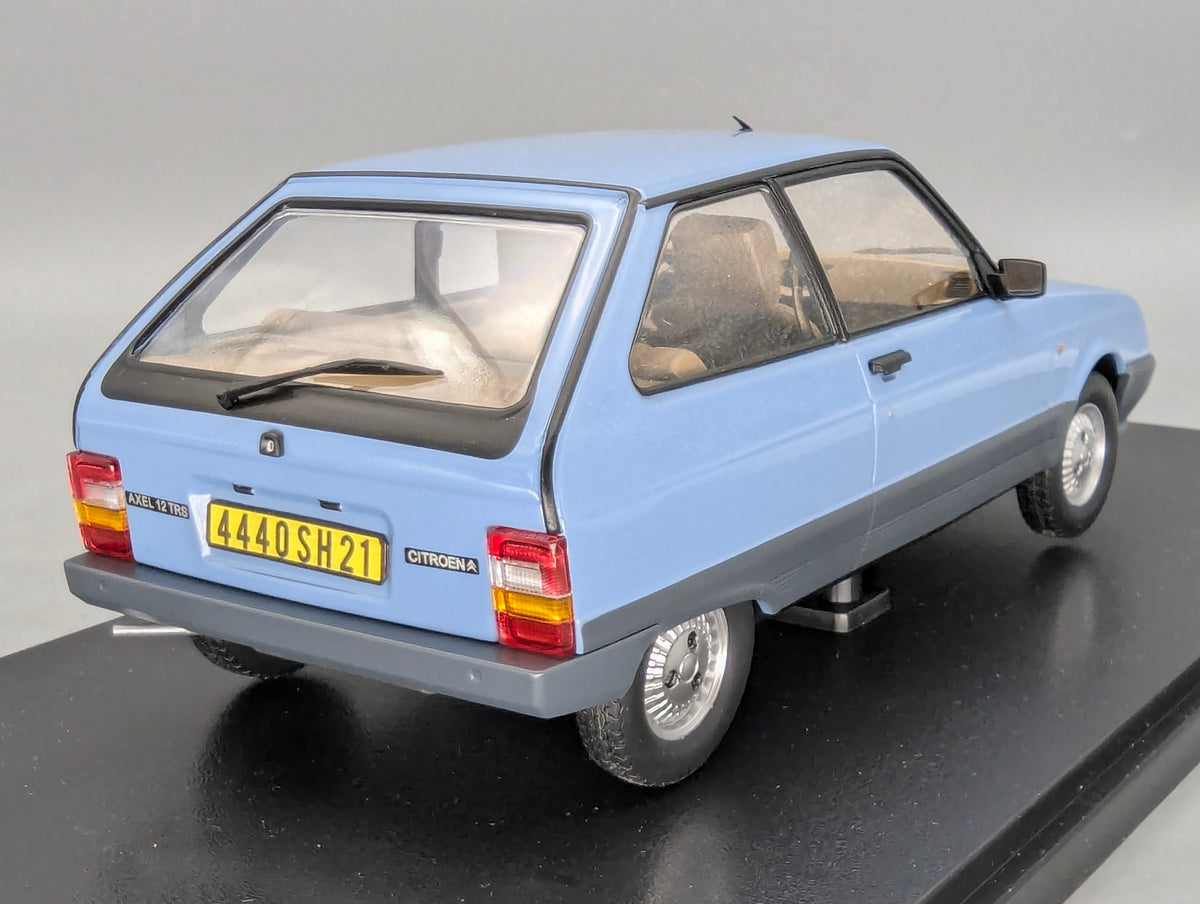 Modellautos 1:18 Triple9 Citroen Axel 12 TRS 1990 Light Blue mit OVP