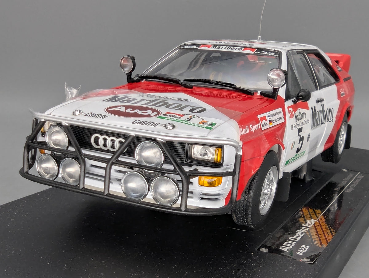 Modellautos 1:18 Sun Star 4221 Audi Quattro Rally Cote D'Ivoire 1982 #5 mit OVP