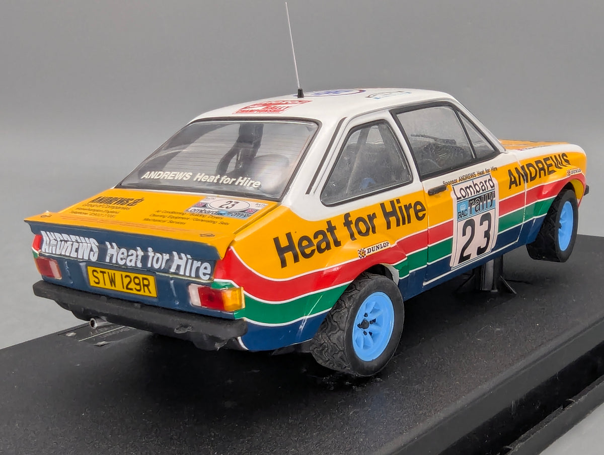 Modellautos 1:18 Sun Star 4460R Ford Escort RS 1800 Dritter RAC 1977 #23 mit OVP