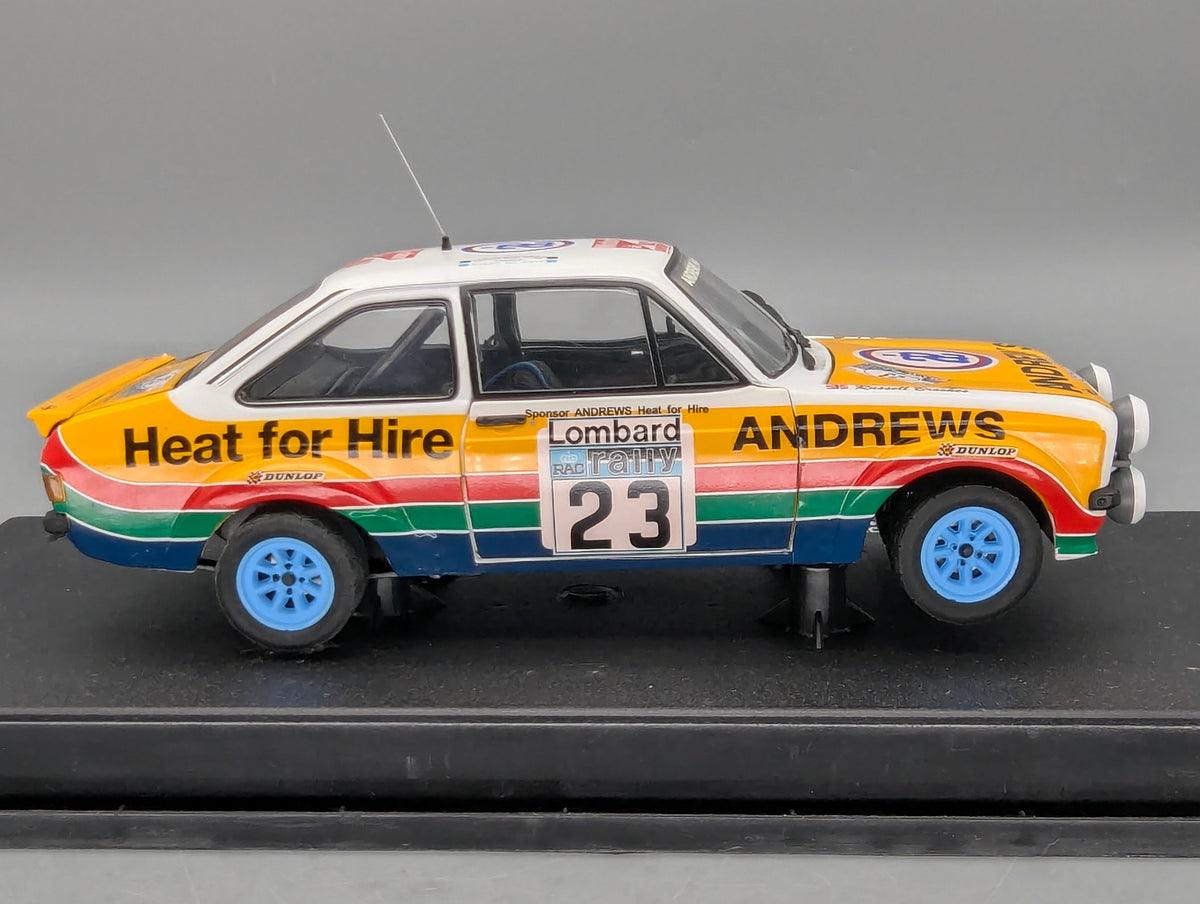 Modellautos 1:18 Sun Star 4460R Ford Escort RS 1800 Dritter RAC 1977 #23 mit OVP