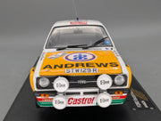 Modellautos 1:18 Sun Star 4460R Ford Escort RS 1800 Dritter RAC 1977 #23 mit OVP