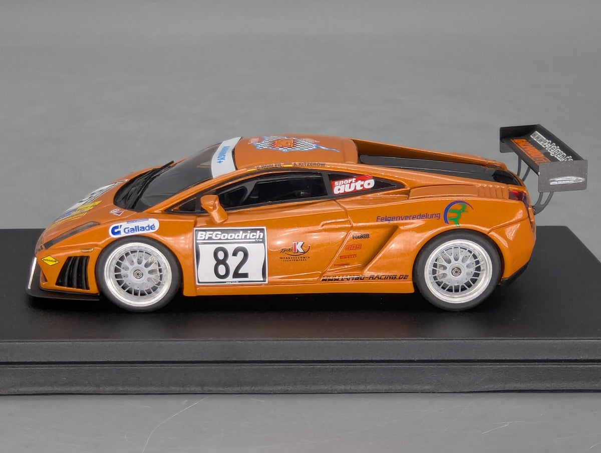 Modellautos 1:43 Looksmart 154B Lamborghini Gallardo GT3 Nbrg 2005 #82 mit OVP