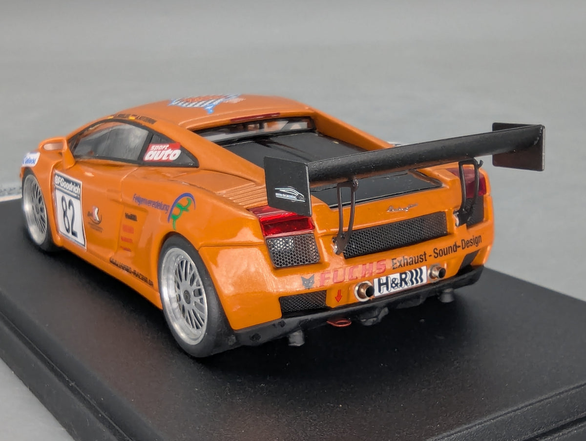 Modellautos 1:43 Looksmart 154B Lamborghini Gallardo GT3 Nbrg 2005 #82 mit OVP