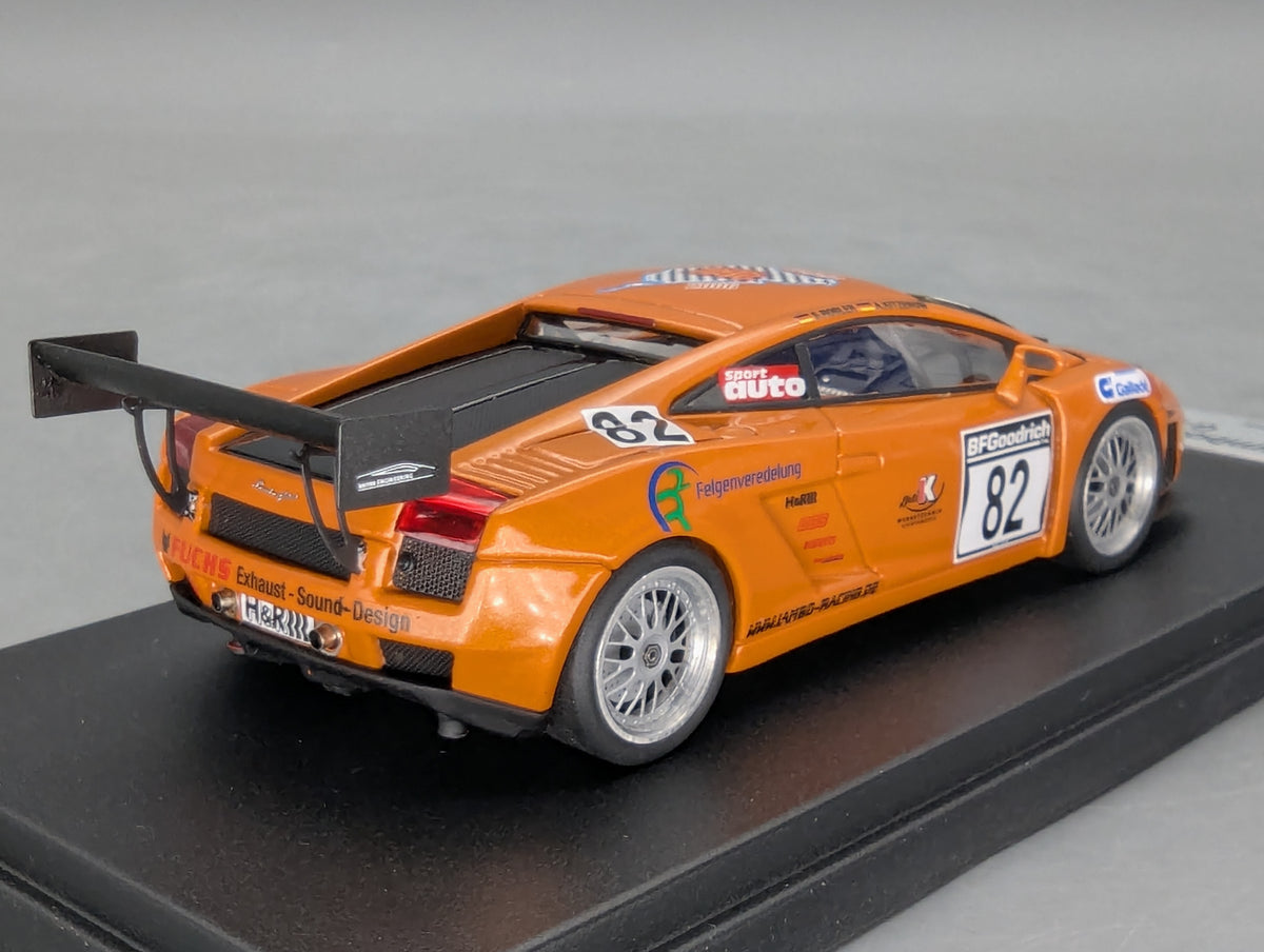 Modellautos 1:43 Looksmart 154B Lamborghini Gallardo GT3 Nbrg 2005 #82 mit OVP