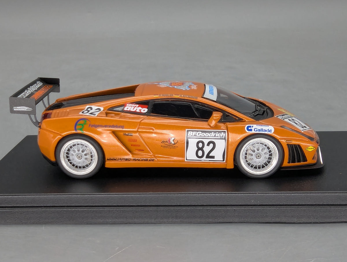 Modellautos 1:43 Looksmart 154B Lamborghini Gallardo GT3 Nbrg 2005 #82 mit OVP