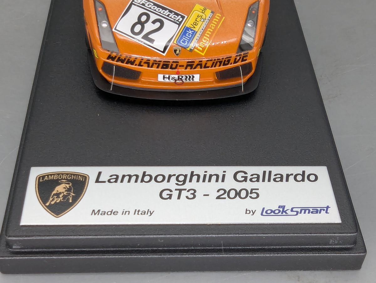 Modellautos 1:43 Looksmart 154B Lamborghini Gallardo GT3 Nbrg 2005 #82 mit OVP