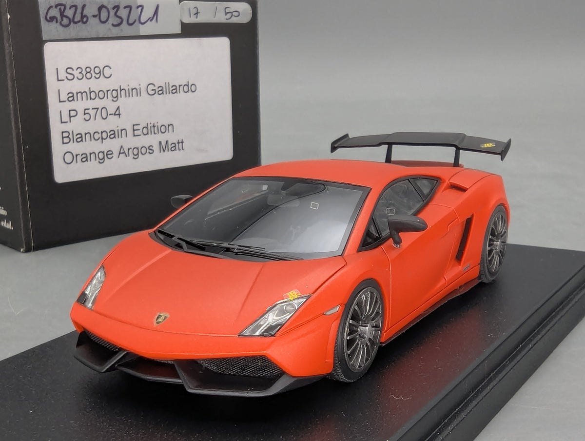 Modellautos 1:43 Looksmart LS389C Lamborghini Gallardo LP570-4 Blancpain Ed. OVP