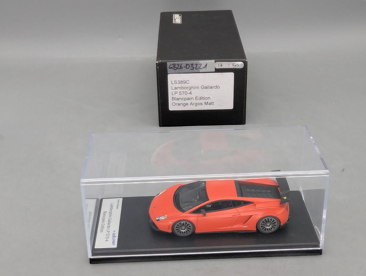 Modellautos 1:43 Looksmart LS389C Lamborghini Gallardo LP570-4 Blancpain Ed. OVP