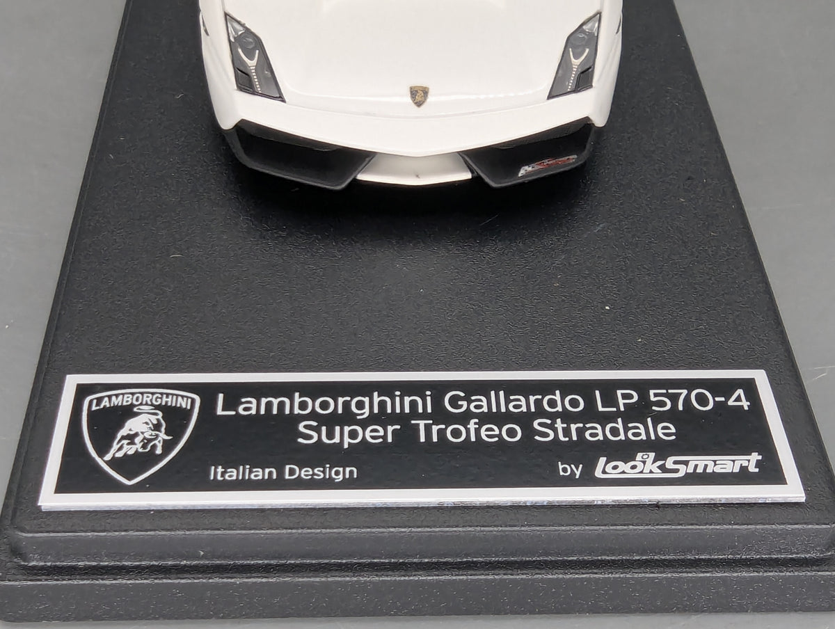 Modellautos 1:43 Looksmart LS395A Lamborghini Gallardo LP570-4 ST White mit OVP