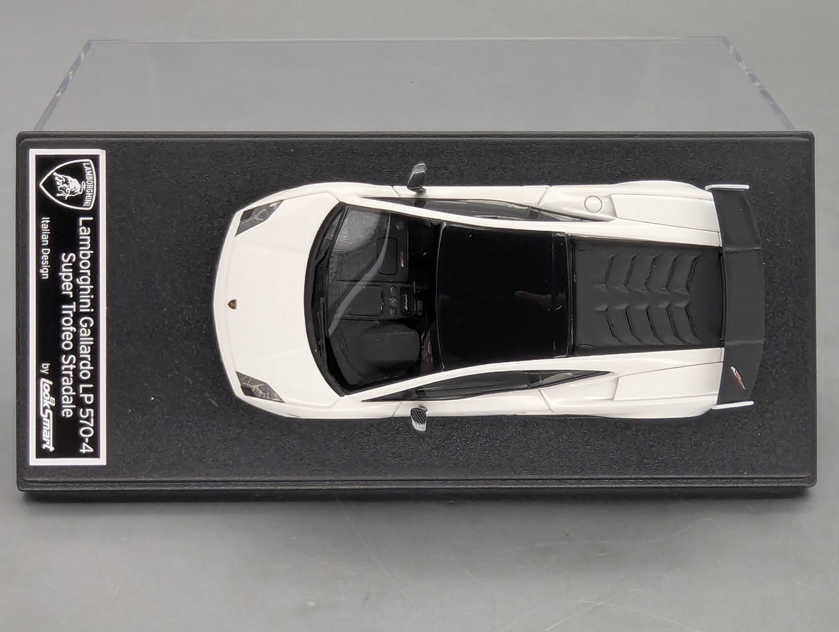 Modellautos 1:43 Looksmart LS395A Lamborghini Gallardo LP570-4 ST White mit OVP