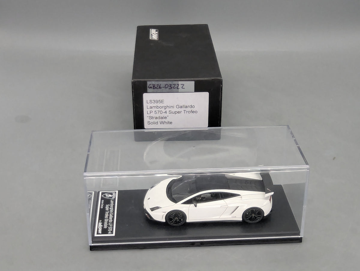 Modellautos 1:43 Looksmart LS395A Lamborghini Gallardo LP570-4 ST White mit OVP