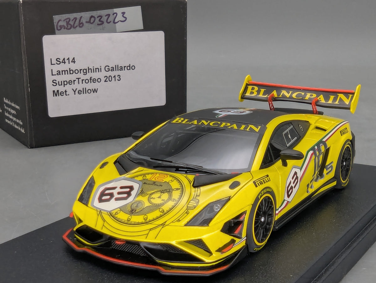 Modellautos 1:43 Looksmart LS414 Lamborghini Gallardo Super Trofeo 2013 #63 OVP