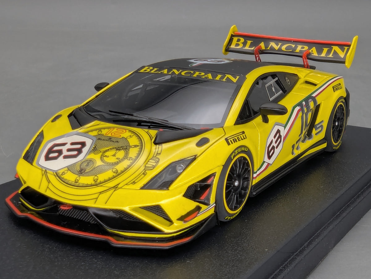 Modellautos 1:43 Looksmart LS414 Lamborghini Gallardo Super Trofeo 2013 #63 OVP