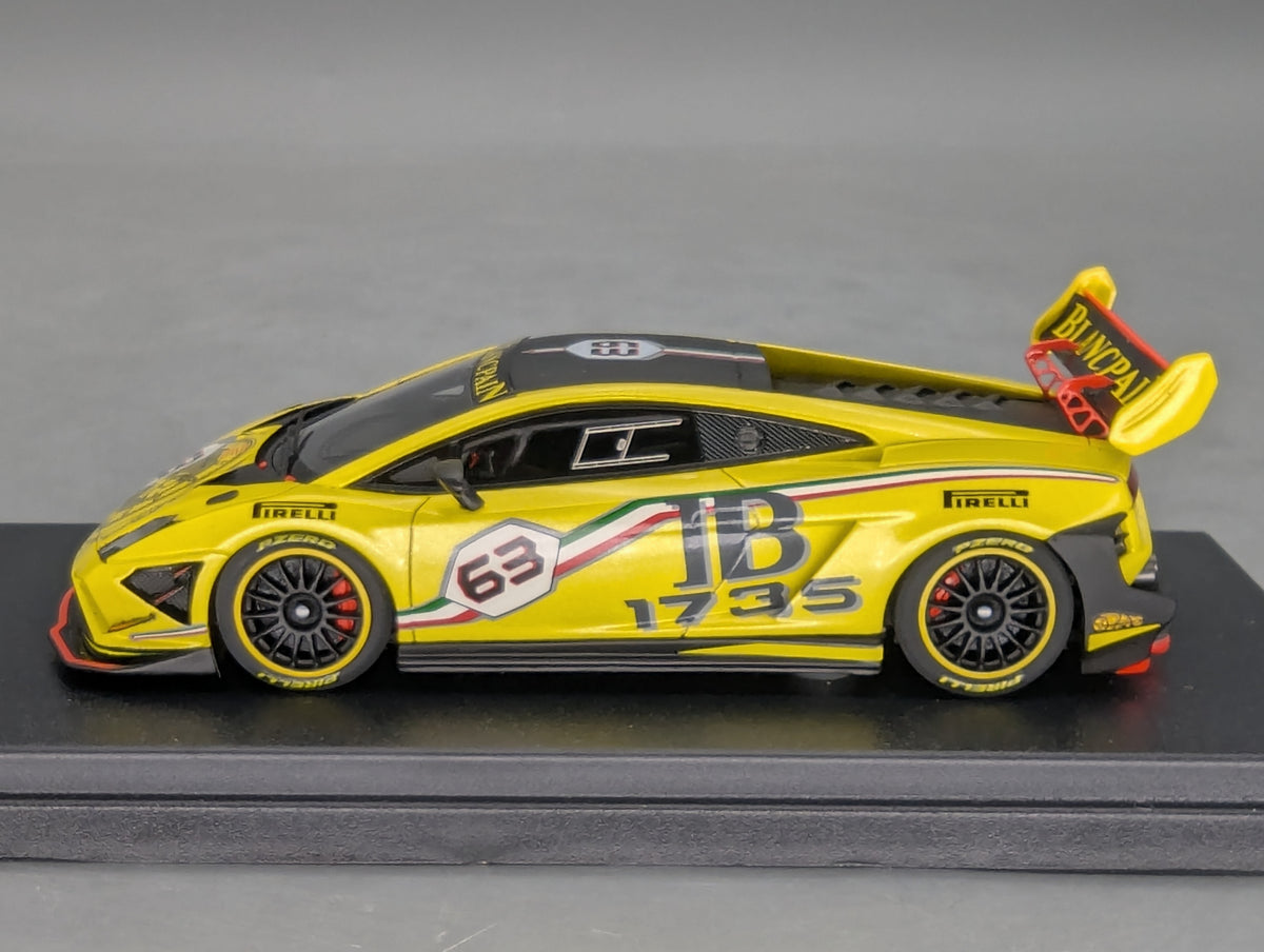 Modellautos 1:43 Looksmart LS414 Lamborghini Gallardo Super Trofeo 2013 #63 OVP