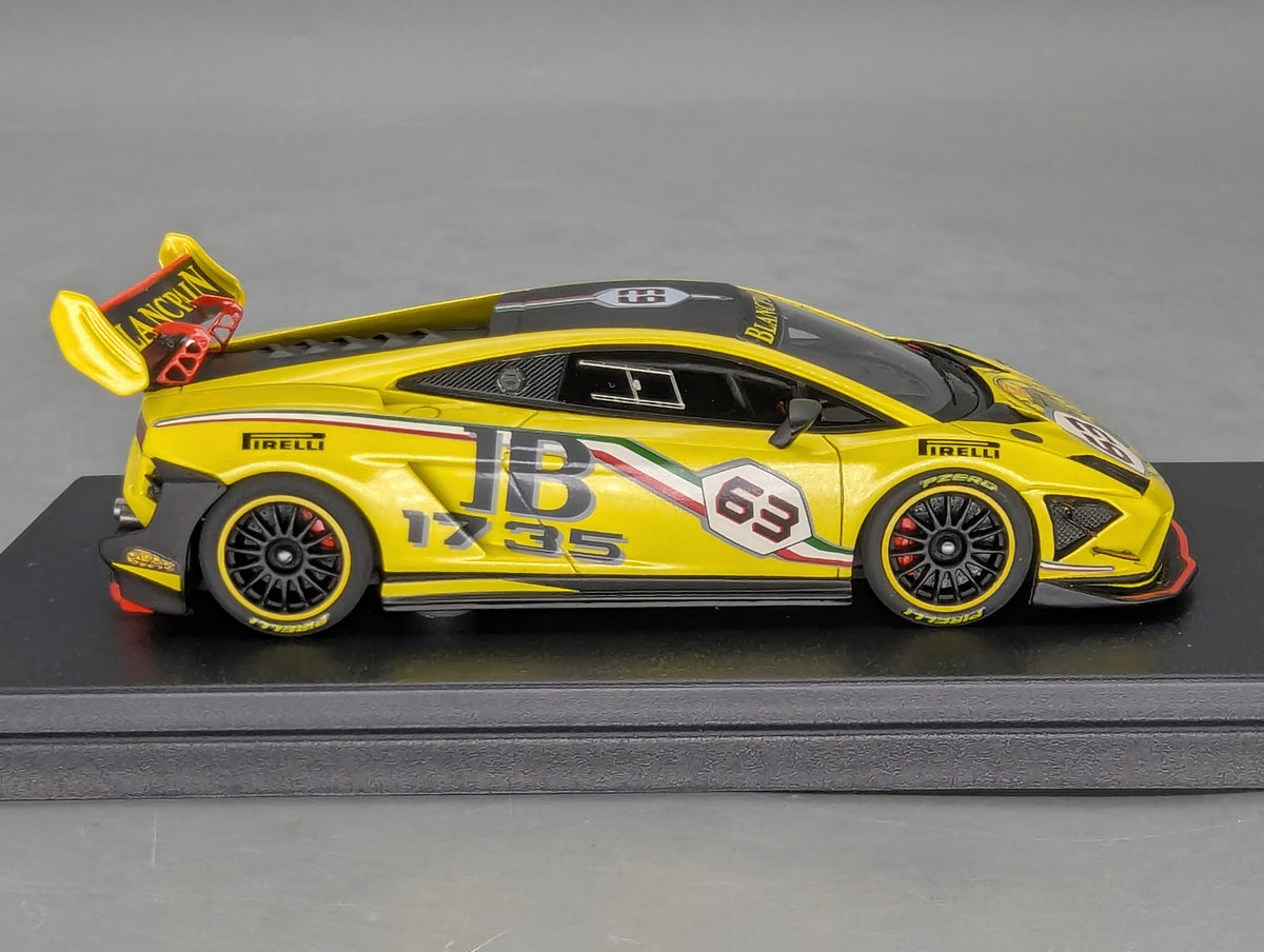 Modellautos 1:43 Looksmart LS414 Lamborghini Gallardo Super Trofeo 2013 #63 OVP