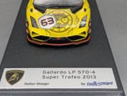 Modellautos 1:43 Looksmart LS414 Lamborghini Gallardo Super Trofeo 2013 #63 OVP