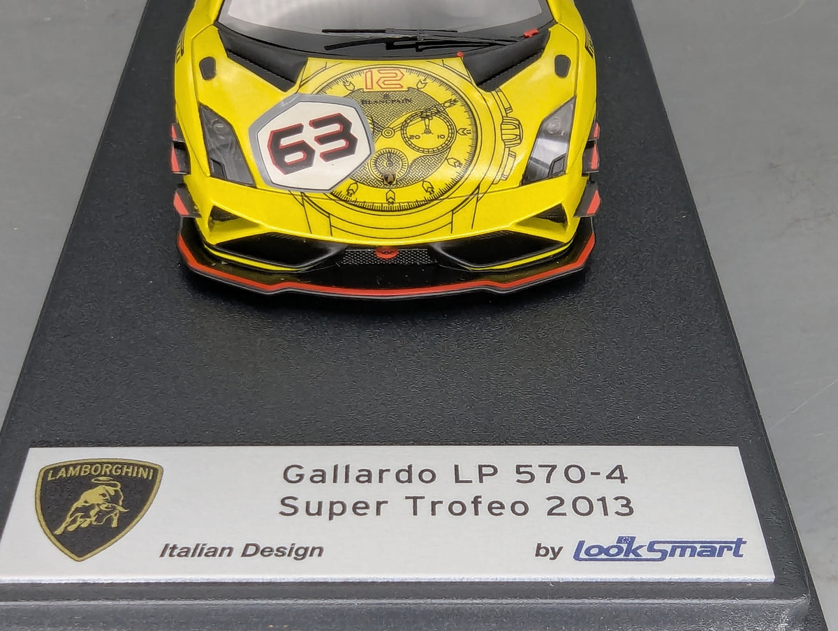 Modellautos 1:43 Looksmart LS414 Lamborghini Gallardo Super Trofeo 2013 #63 OVP
