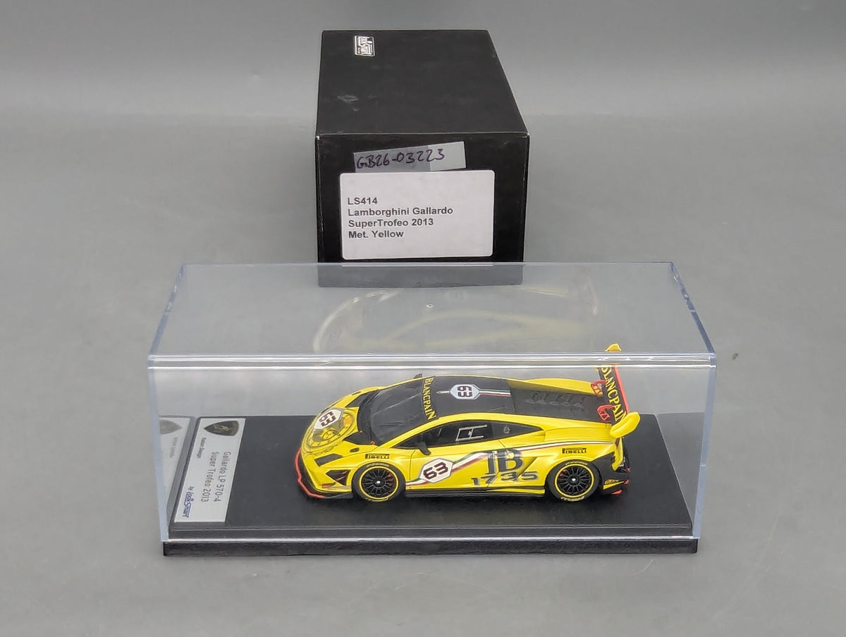 Modellautos 1:43 Looksmart LS414 Lamborghini Gallardo Super Trofeo 2013 #63 OVP