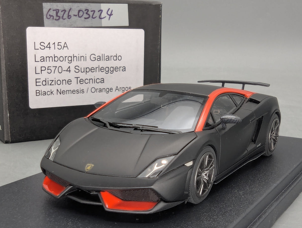 Modellautos 1:43 Looksmart LS415A Lamborghini Gallardo LP570-4 SL Black mit OVP