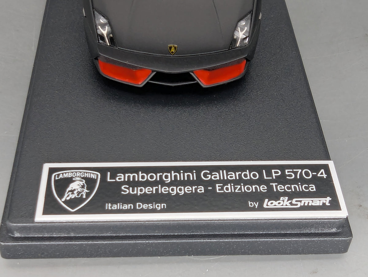 Modellautos 1:43 Looksmart LS415A Lamborghini Gallardo LP570-4 SL Black mit OVP