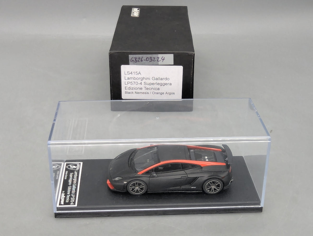 Modellautos 1:43 Looksmart LS415A Lamborghini Gallardo LP570-4 SL Black mit OVP