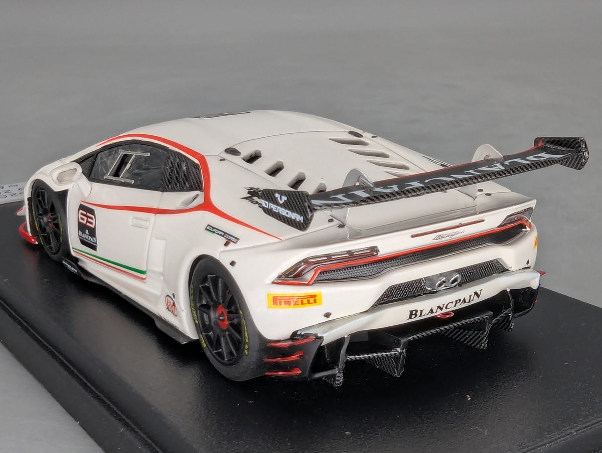 Modellautos 1:43 Looksmart Lamborghini Huracan LP620-2 ST Sepang 2014 #63 OVP