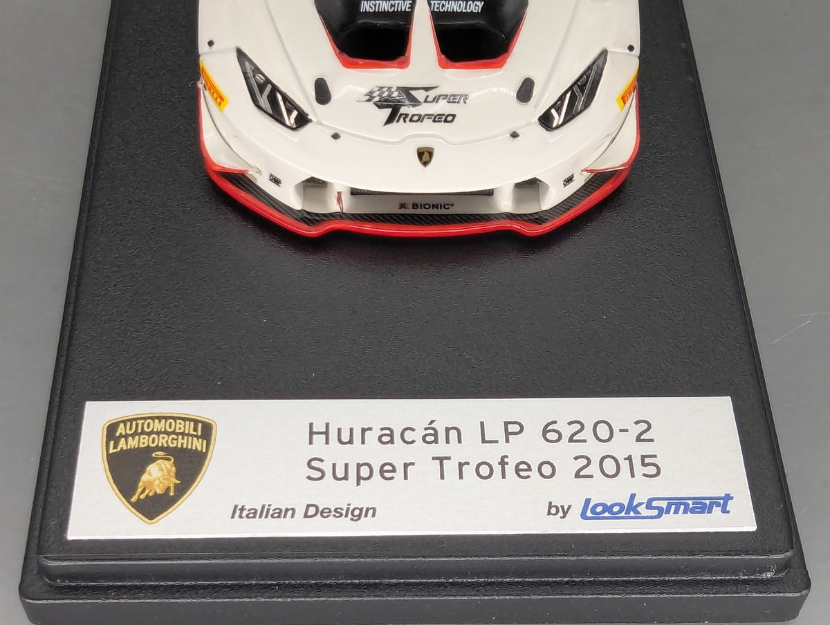 Modellautos 1:43 Looksmart Lamborghini Huracan LP620-2 ST Sepang 2014 #63 OVP